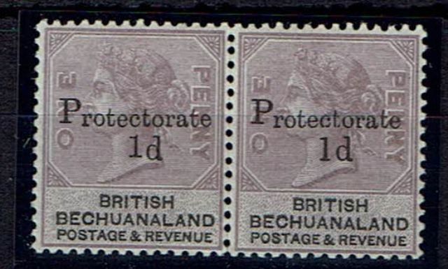 Image of Bechuanaland - British Bechuanaland SG 41/41a VLMM British Commonwealth Stamp